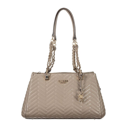 Guess Jeans Brown Polyethylene Handbag
