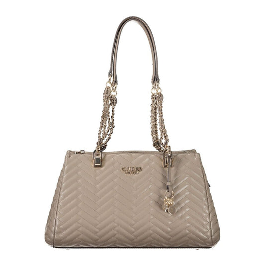 Guess Jeans Brown Polyethylene Handbag