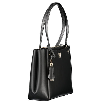Guess Jeans Black Polyethylene Handbag