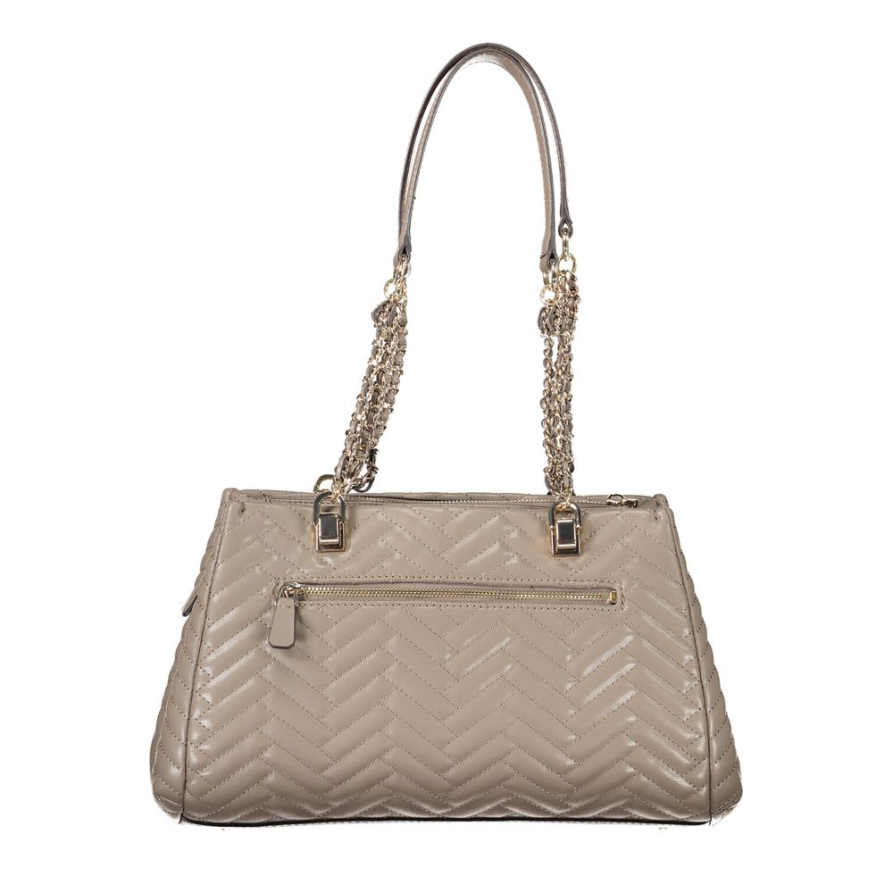 Guess Jeans Brown Polyethylene Handbag