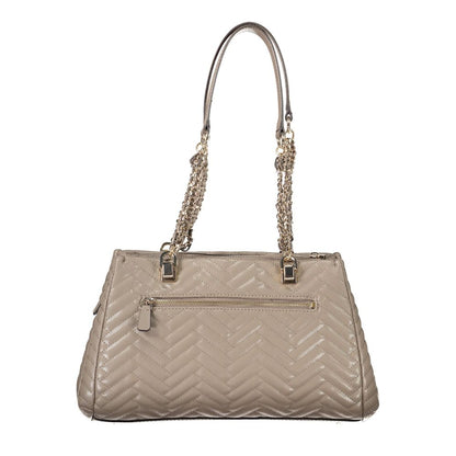 Guess Jeans Brown Polyethylene Handbag