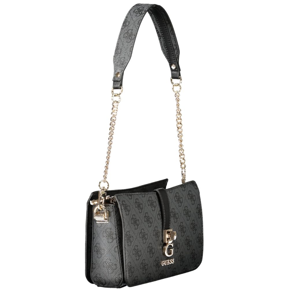 Guess Jeans Black Polyethylene Handbag
