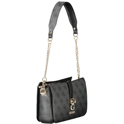Guess Jeans Black Polyethylene Handbag