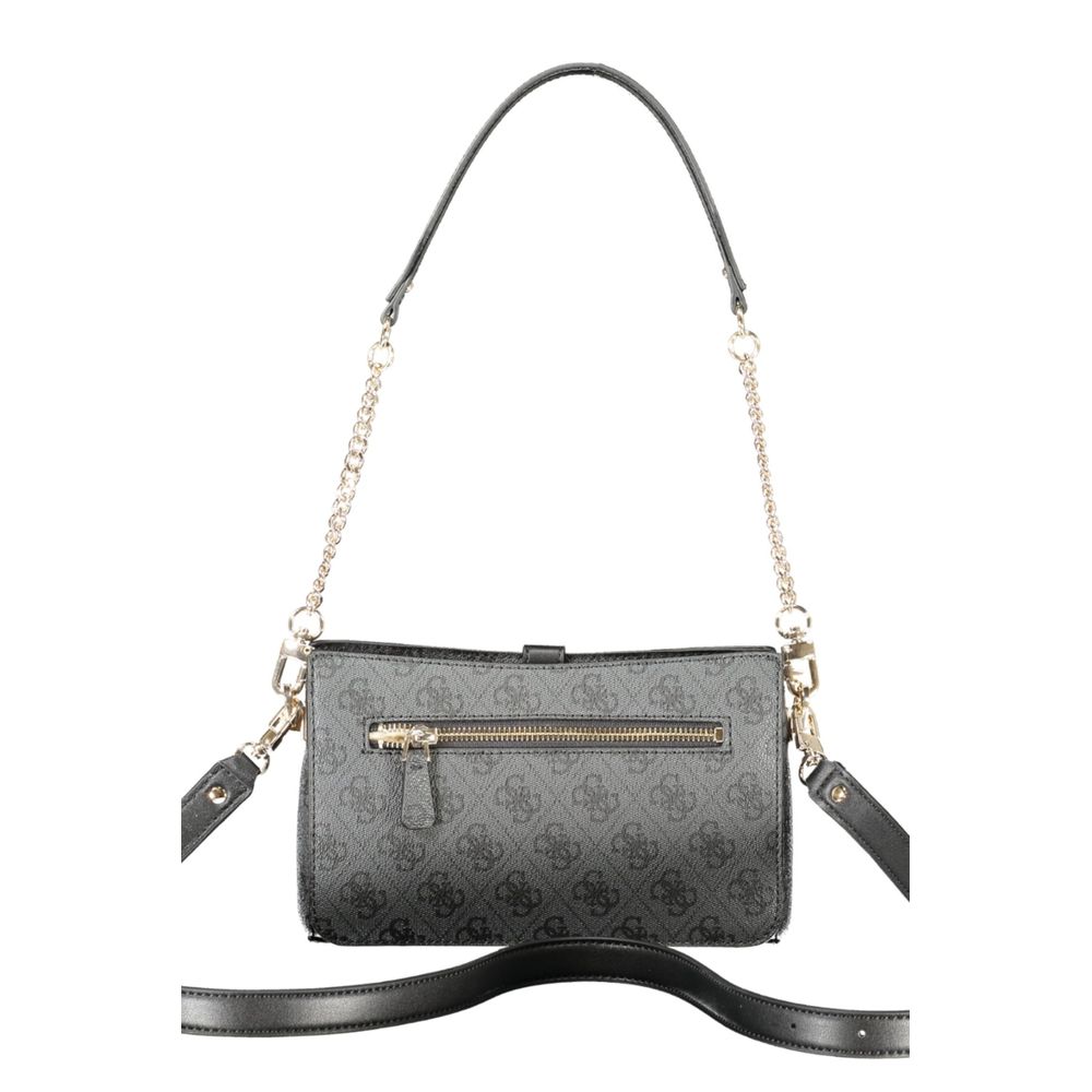Guess Jeans Black Polyethylene Handbag