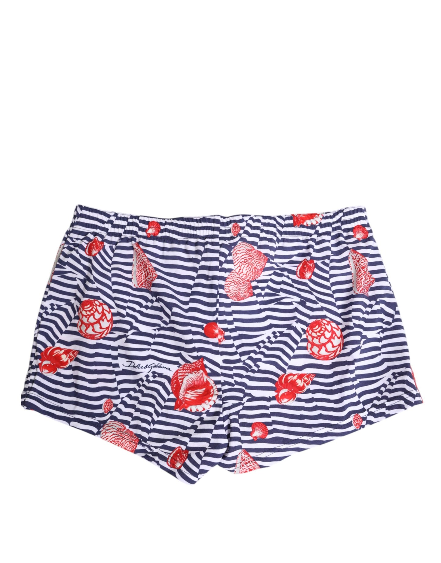 Dolce & Gabbana Multicolor Striped Beachwear Swim Trunk Swimwear