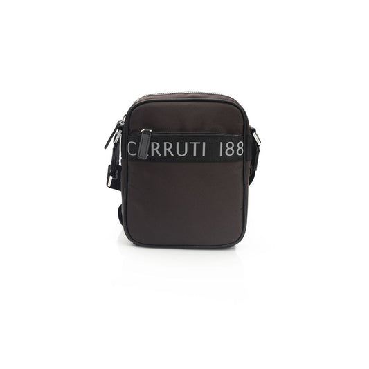 Cerruti 1881 – Umhängetasche aus braunem Nylon für Herren