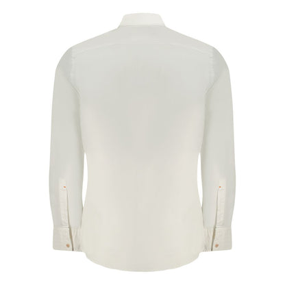 Hugo Boss White Cotton Shirt