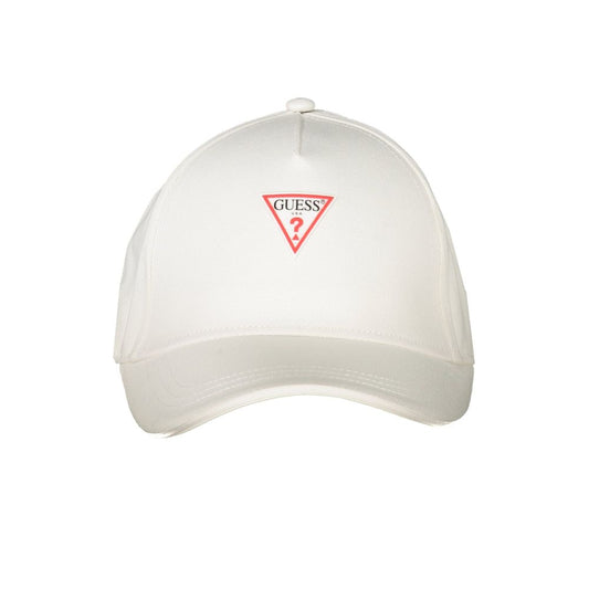 Guess Jeans White Cotton Hats & Cap