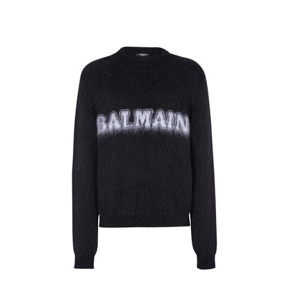 Balmain Logo-Print Jumper