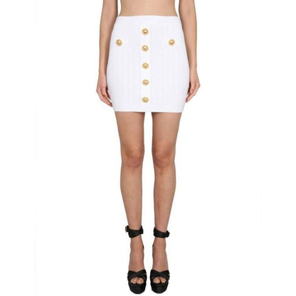 Balmain Stretch Mini Skirt