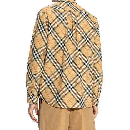Burberry Checked Plaid Shirt
