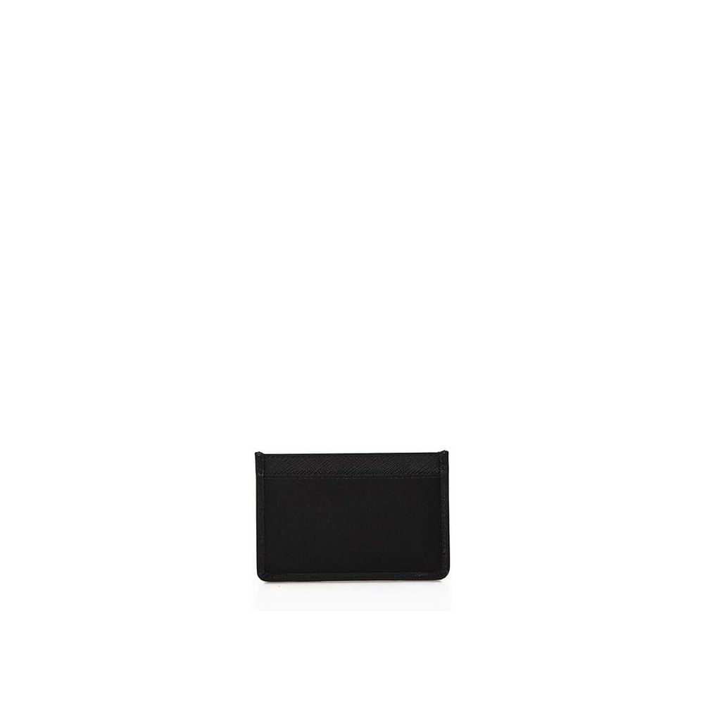 Prada Nylon And Leather Card Holder