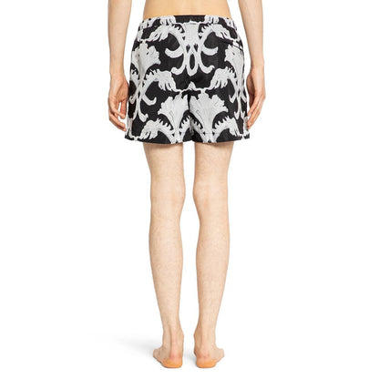 Valentino Metamorphos Wall-Print Swim Shorts