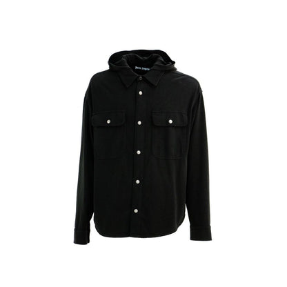 Palm Angels Classic Logo Hooded Overshirt