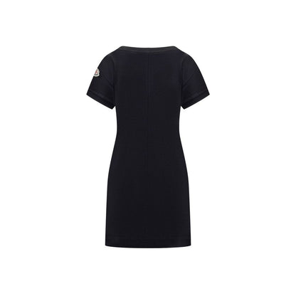 Moncler Cotton Logo Mini Dress