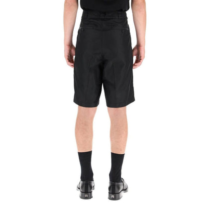 Valentino Flower Embroidery Bermuda Shorts