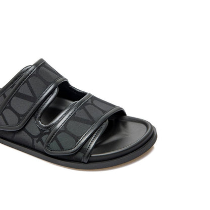 Valentino Garavani Toile Iconographe Flat Sandals