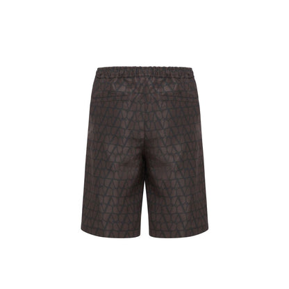 Valentino Logo Silk Shorts