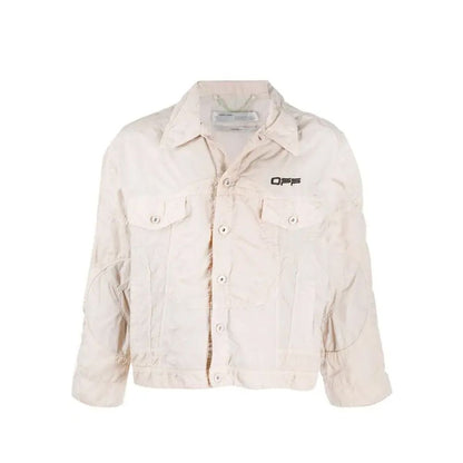 Off-White Logo Windbreaker Bomber Jacket