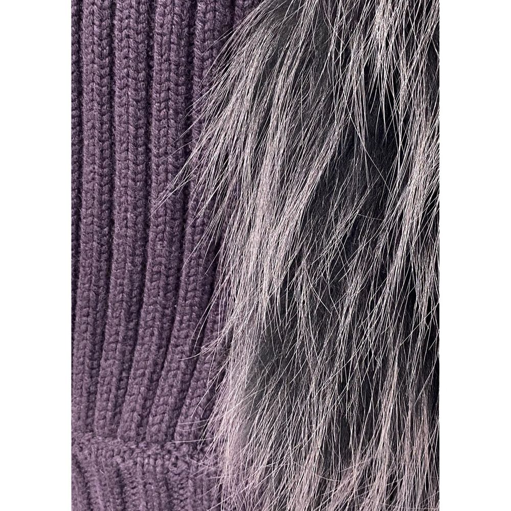 Fabiana Filippi Fox Fur Knitted Vest Jacket