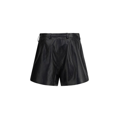 R13 Leather Shorts