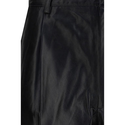 R13 Leather Shorts