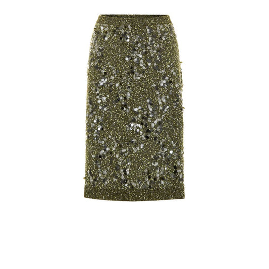 Gucci Green Viscose Skirt