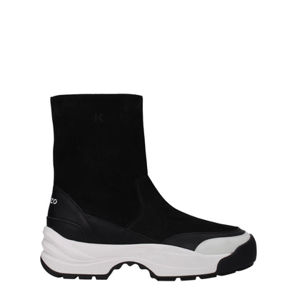 Kenzo Black Leather Ankle