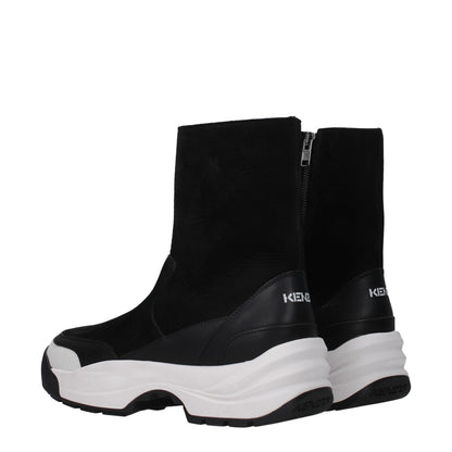 Kenzo Black Leather Ankle