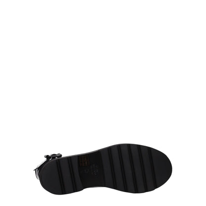 Stuart Weitzman Black Leather Ankle