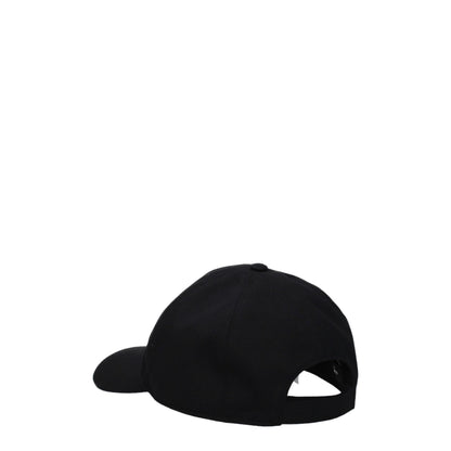 Versace Black Cotton Hat