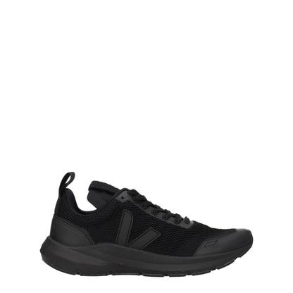 Veja Black Fabric Sneakers