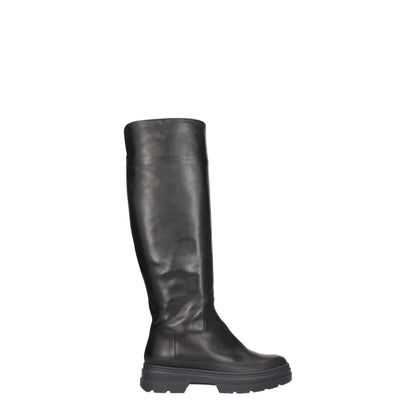 Max Mara Black Leather Boot