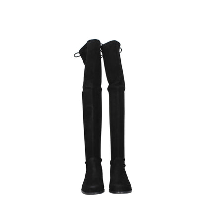 Stuart Weitzman Black Leather Boot