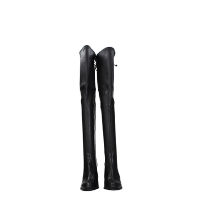 Stuart Weitzman Black Leather Boot