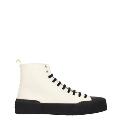 Jil Sander Beige Fabric Sneakers