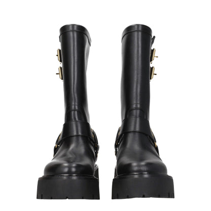 Celine Gold Leather Ankle