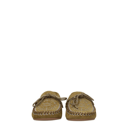 Isabel Marant Green Leather Loafer