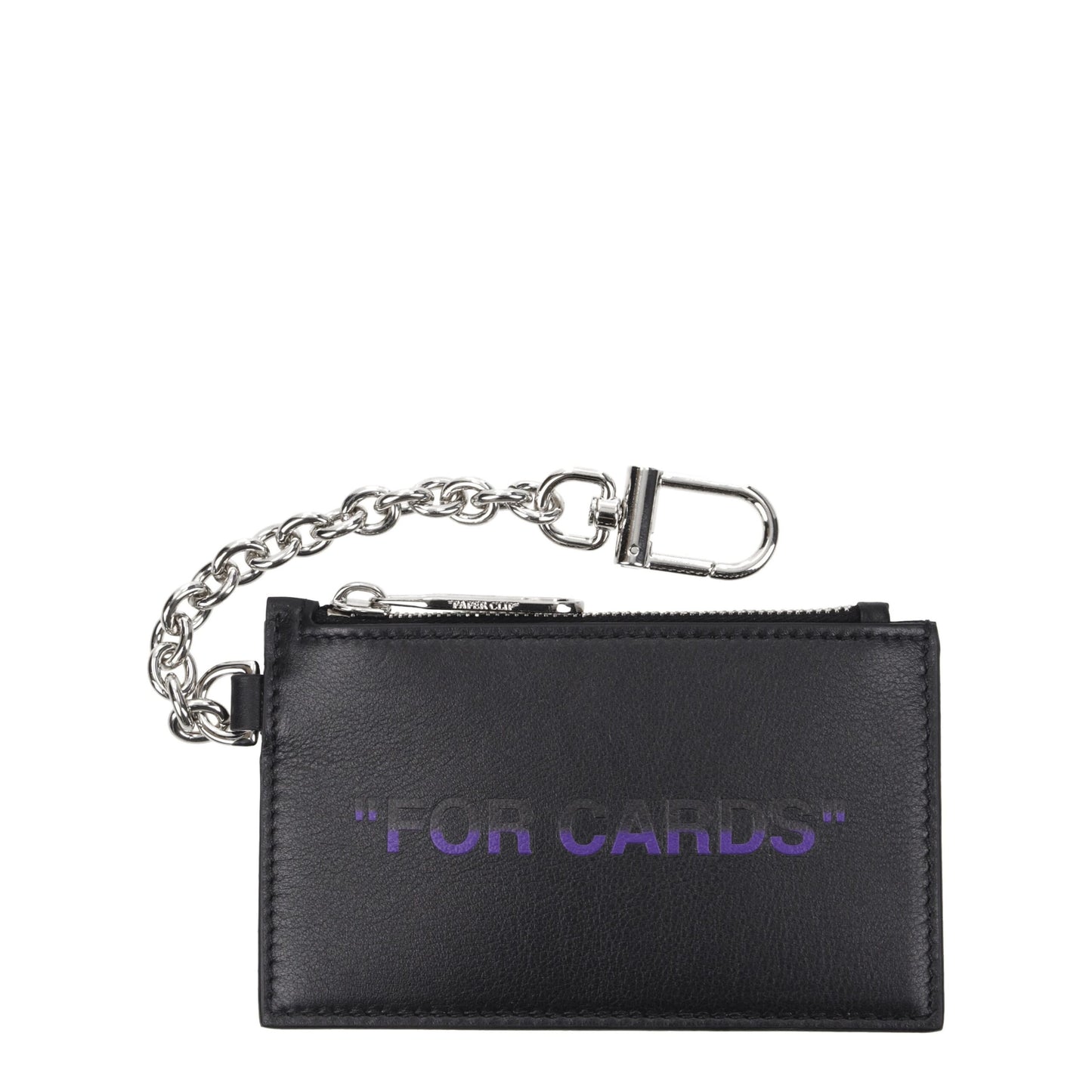 Off-White Black Leather Wallet