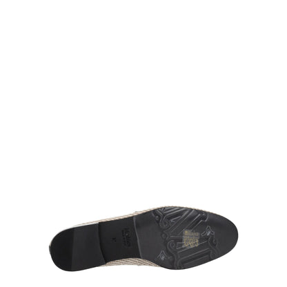 Max Mara Beige Fabric Loafer
