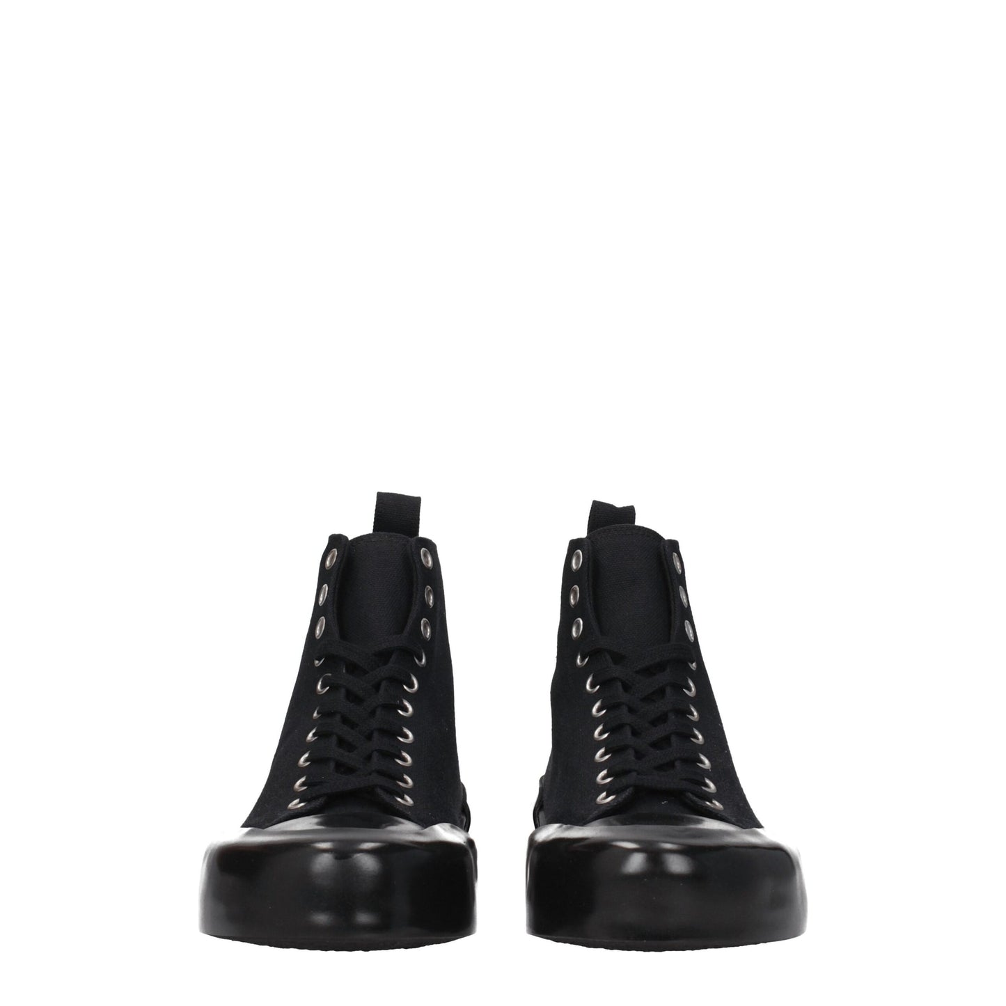 Jil Sander Black Fabric Sneakers