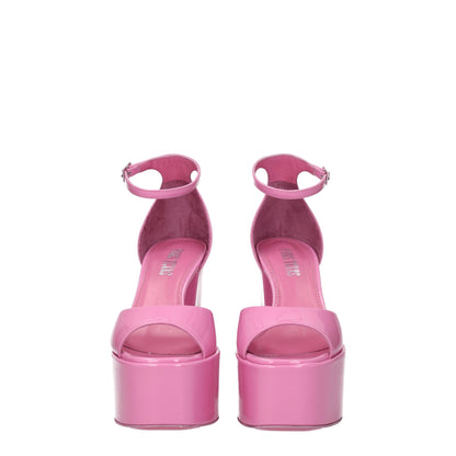 Paris Texas Pink Leather Sandal