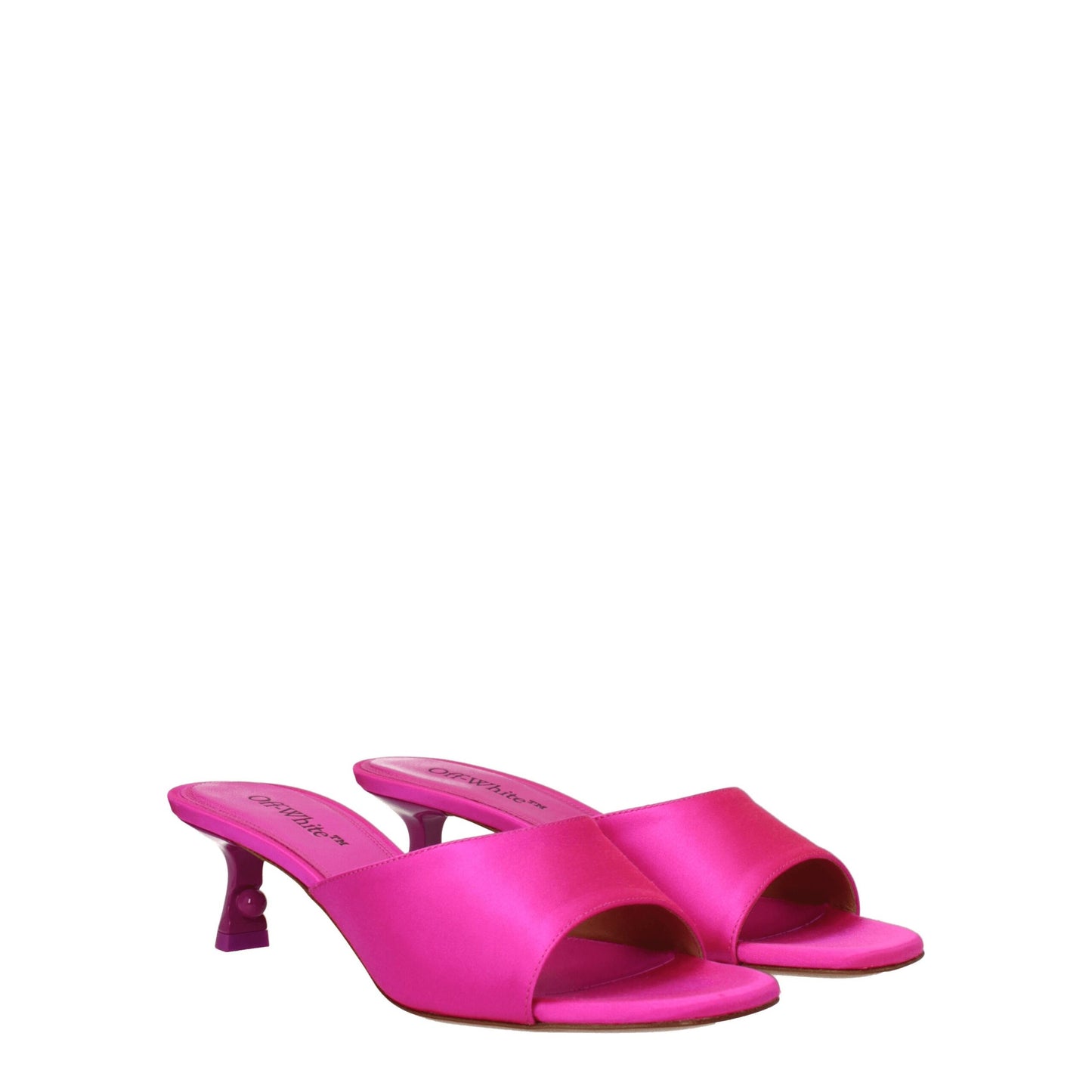 Off-White Pink Satin Sandal