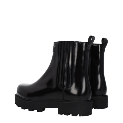 Givenchy Black Leather Ankle