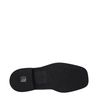 Valentino Garavani Black Leather Ankle