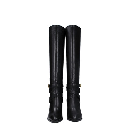 Celine Black Leather Boot