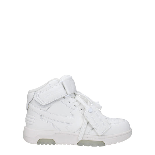 Off-White White Leather Sneakers