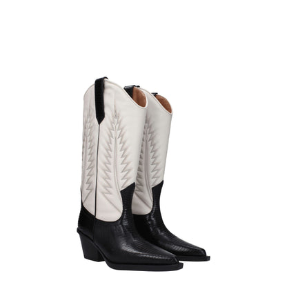 Paris Texas Beige Leather Boot
