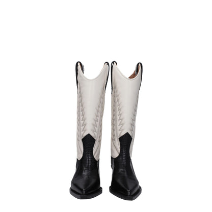Paris Texas Beige Leather Boot