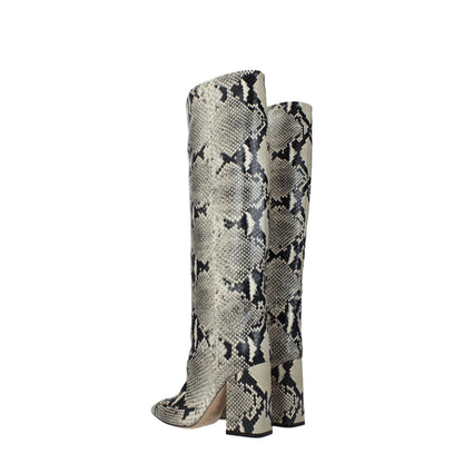 Paris Texas Beige Leather Boot